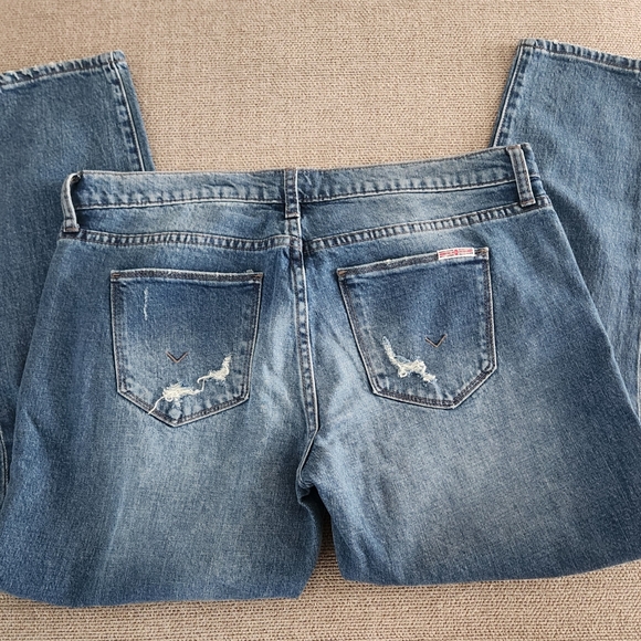 HUDSON DISTRESSED KRISTA SKINNY JEANS - Picture 4 of 10